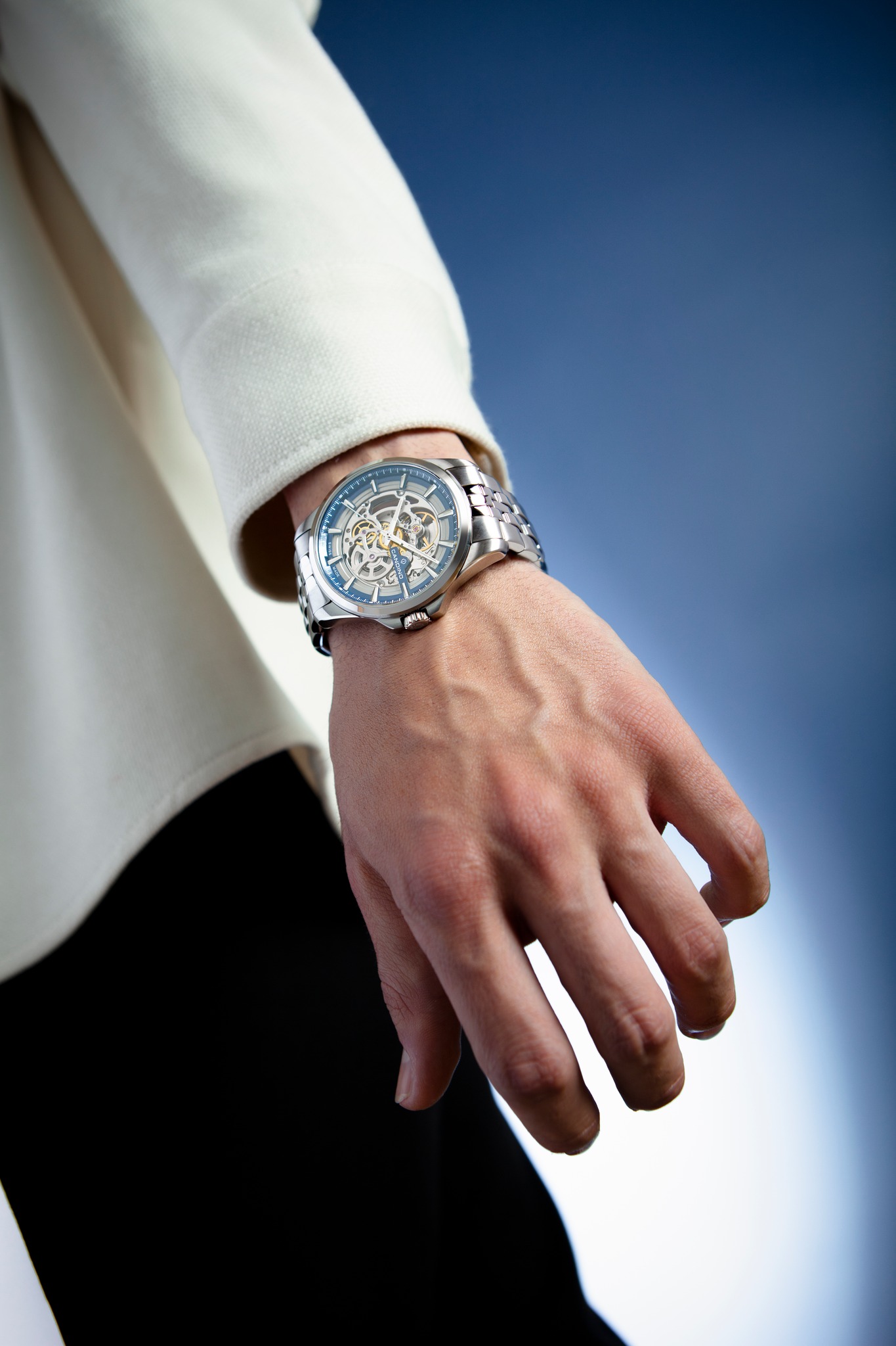 Мъжки автоматичен скелетон часовник Candino C4781/1